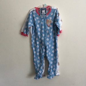 Baby girl footies
